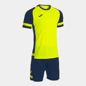 Zestaw sportowy męski Joma Set Lider - żółty fluor/granatowy