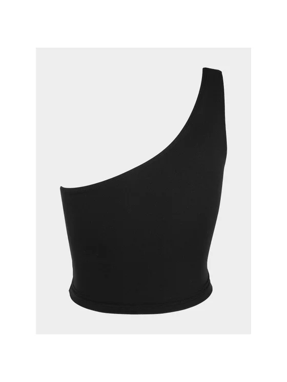 Biustonosz/Top 4F H4Z22TSD033 Czarny Slim Fit Kolekcja JOGA - obrazek 3