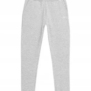 Spodnie Dresowe Dziecięce 4F HJZ22-JSPDD002 szare rozmiar 140