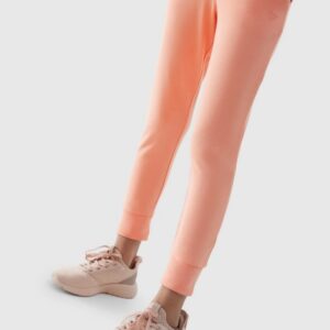 Spodnie dresowe dziecięce 4F jasny pomarańczowy