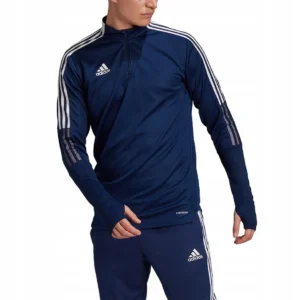 Bluza męska Adidas Tiro 21 Training Top granatowa- rozmiar M