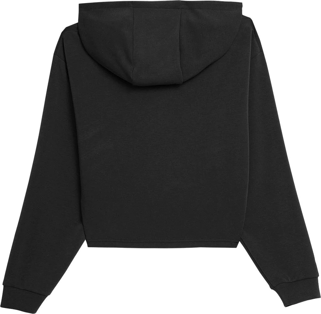 Bluza damska z kapturem 4FAW23TSWSF702 4F czarna rozmiar S - obrazek 2