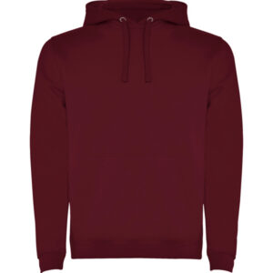 Bluza męska dresowa z kapturem Roly Urban bordowy