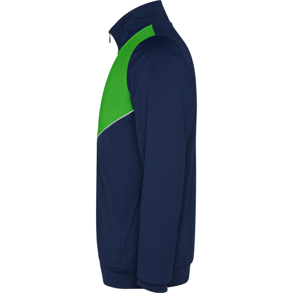 Dres sportowy z wysokim kołnierzem - kolor-granatowo/zielony - obrazek 5
