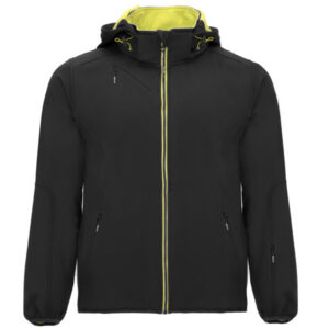 Softshell unisex Roly Syberia czarna - rozmiar 2XL