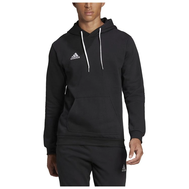 Bluza męska adidas Entrada 22 Sweat Hoodie Czarna H57512 - obrazek 4