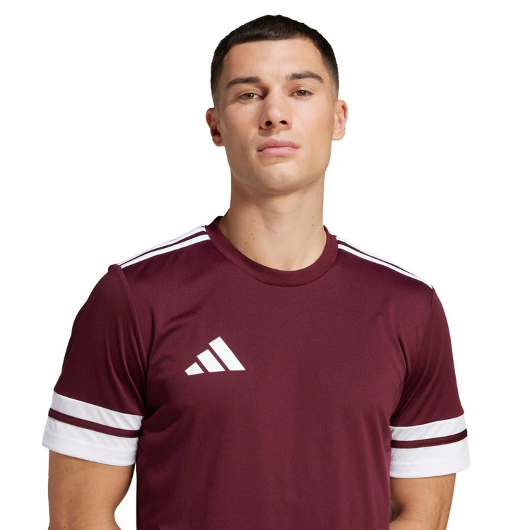 Koszulka męska adidas Squadra 25 bordowa JC8675 - obrazek 3