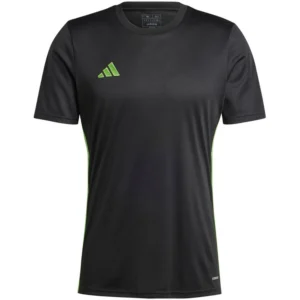 Koszulka sportowa Adidas Tabela 23 JI8825- czarno-limonkowa
