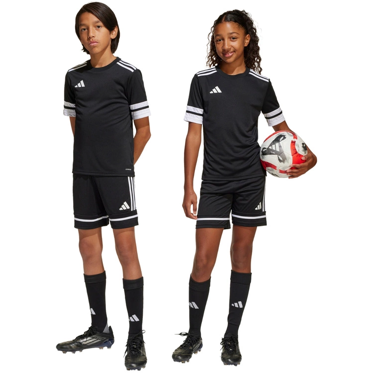 Spodenki dla dzieci adidas Squadra 25 czarne JN5459 - obrazek 4