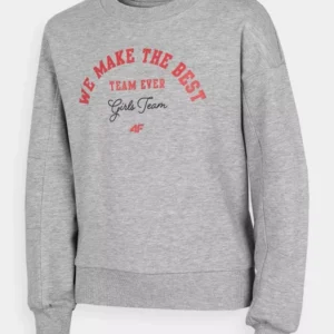 Bluza dziecięca 4F HJZ22-JBLD005 szara