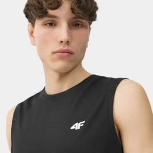 Koszulka bezrękawnik męski bawełniany 4F szary- rozmiar M (Kopia)