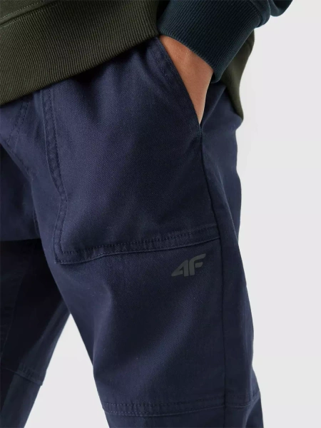 Spodnie dziecięce joggery 4F granatowe rozmiar 146 - obrazek 2