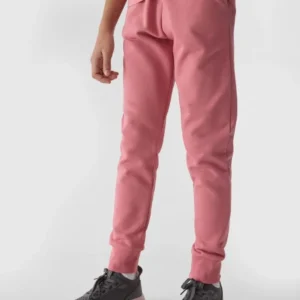 Spodnie dresowe dziecięce 4F różowe rozmiar 152